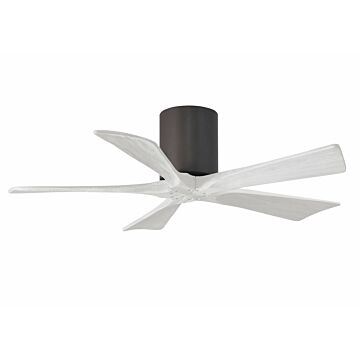 Irene 6-Speed DC 42" Ceiling Fan in Textured Bronze with Matte White blades