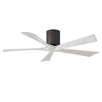 Irene 6-Speed DC 52" Ceiling Fan in Textured Bronze with Matte White blades