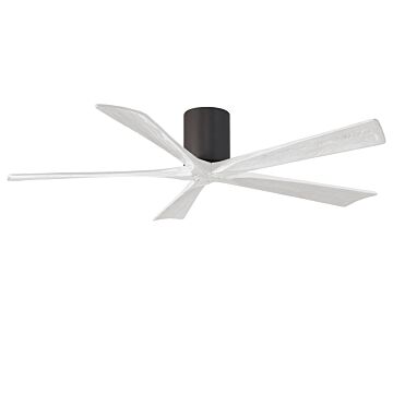 Irene 6-Speed DC 60" Ceiling Fan in Textured Bronze with Matte White blades