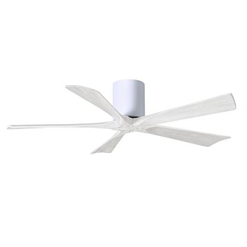 Irene 6-Speed DC 52" Ceiling Fan in White with Matte White blades