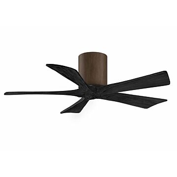 Irene 6-Speed DC 42" Ceiling Fan in Walnut tone with Matte Black blades