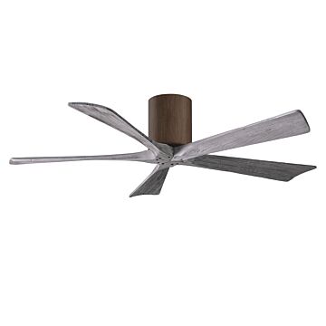 Irene 6-Speed DC 52" Ceiling Fan in Walnut tone with Barnwood Tone blades