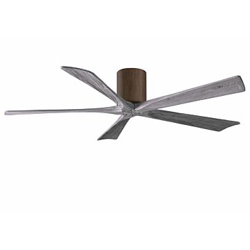Irene 6-Speed DC 60" Ceiling Fan in Walnut tone with Barnwood Tone blades