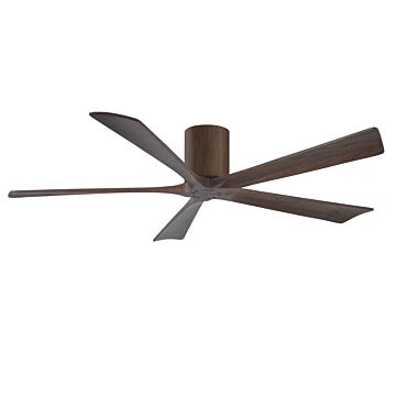 Irene 6-Speed DC 60" Ceiling Fan in Walnut tone with Walnut blades