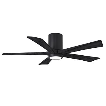 Irene 6-Speed DC 52" Ceiling Fan w/ Integrated Light Kit in Matte Black with Matte Black blades