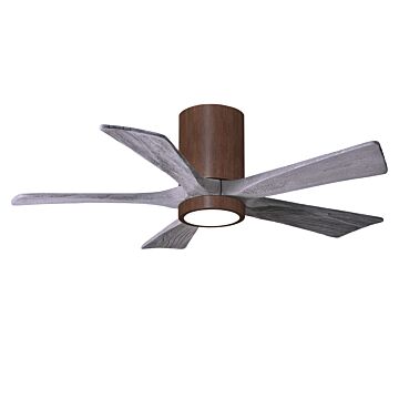 Irene 6-Speed DC 42" Ceiling Fan w/ Integrated Light Kit in Walnut Tone with Barnwood Tone blades