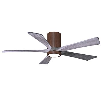 Irene 6-Speed DC 52" Ceiling Fan w/ Integrated Light Kit in Walnut Tone with Barnwood Tone blades