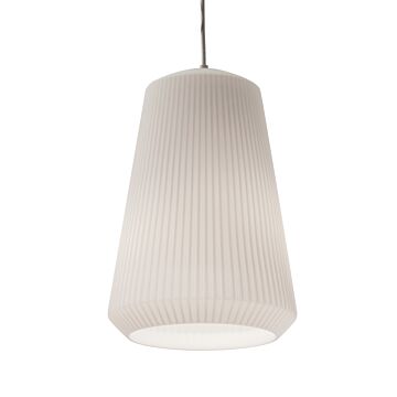 Isla One Light Pendant in White by AFX Lighting