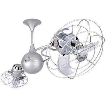 Italo Ventania 53 60" Ceiling Fan in Brushed Nickel