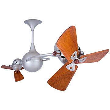 Italo Ventania 53 62" Ceiling Fan in Brushed Nickel