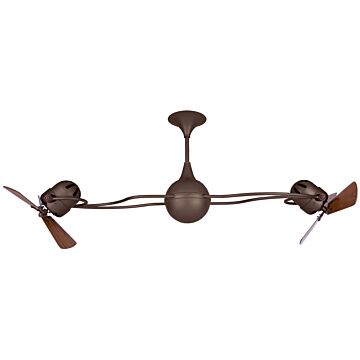 Italo Ventania 53 62" Ceiling Fan in Bronzette