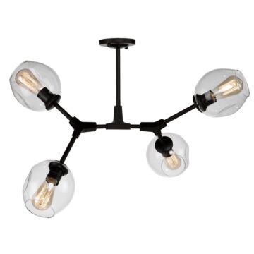 Artcraft Organic 4-Light Ceiling Light in Black