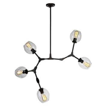 Artcraft Organic 5-Light Chandelier in Black