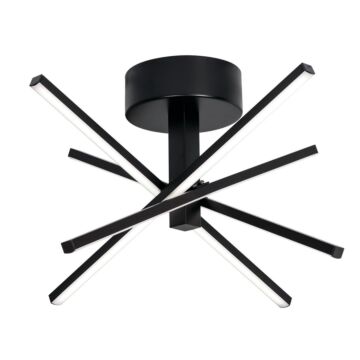 Jaxx LED Semi Flush Mount in Black by AFX Lighting
