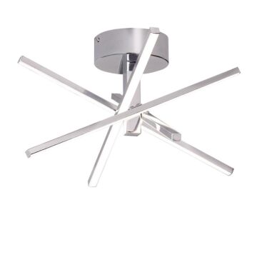 Jaxx LED Semi Flush Mount in Polished Chrome by AFX Lighting