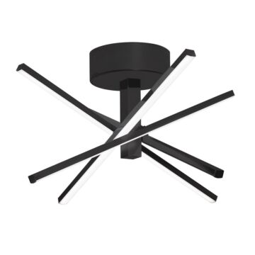 Jaxx LED Semi Flush Mount in Black by AFX Lighting