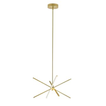 Jaxx LED Pendant in Satin Brass by AFX Lighting