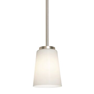 Joanna One Light Pendant in Satin Nickel by AFX Lighting