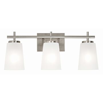 Joanna Three Light Vanity in Satin Nickel by AFX Lighting