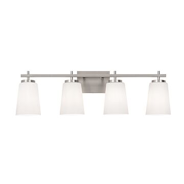 Joanna Four Light Vanity in Satin Nickel by AFX Lighting