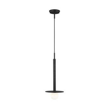 Nodes One Light Pendant in Midnight Black by Visual Comfort Studio