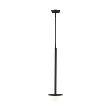 Nodes One Light Pendant in Midnight Black by Visual Comfort Studio