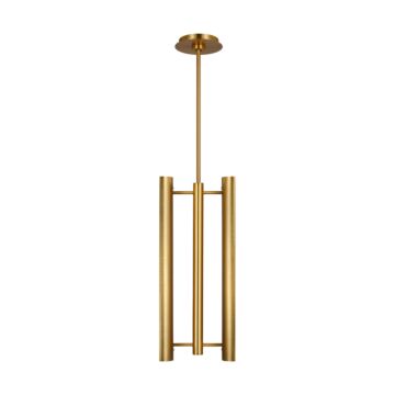 Carson LED Pendant in Burnished Brass by Visual Comfort Studio