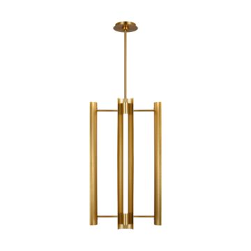 Carson LED Pendant in Burnished Brass by Visual Comfort Studio