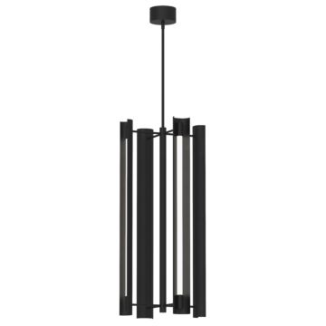 Carson LED Pendant in Midnight Black by Visual Comfort Studio