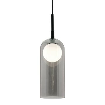 Kiran LED Pendant in Black by AFX Lighting