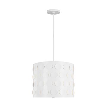 Dottie Three Light Pendant in Matte White by Visual Comfort Studio