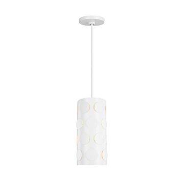 Dottie One Light Pendant in Matte White by Visual Comfort Studio