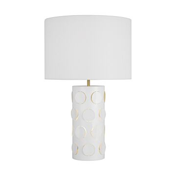 Dottie Two Light Table Lamp in Burnished Brass by Visual Comfort Studio