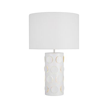 Dottie Two Light Table Lamp in Polished Nickel by Visual Comfort Studio