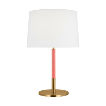 Monroe One Light Table Lamp in Burnished Brass by Visual Comfort Studio