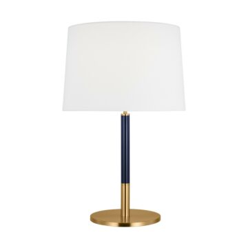 Monroe One Light Table Lamp in Burnished Brass by Visual Comfort Studio