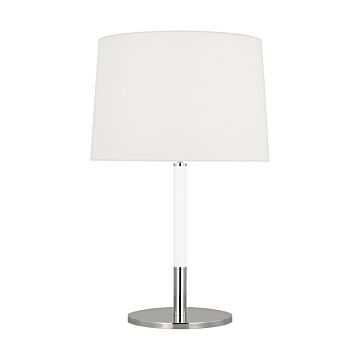 Monroe One Light Table Lamp in Polished Nickel by Visual Comfort Studio