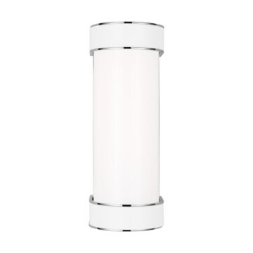 Monroe LED Vanity in Polished Nickel by Visual Comfort Studio