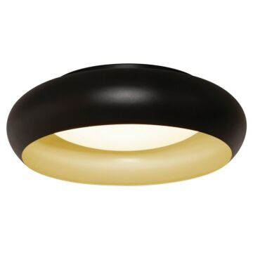 Kayce LED Flush Mount in Black by AFX Lighting