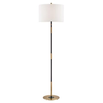Bowery One Light Floor Lamp in Aged Old Bronze by Hudson Valley