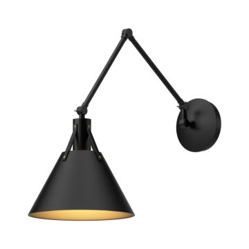 Archer  Bathroom Vanity Light in Matte Black by Alora