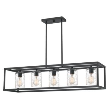 New Harbor  Linear Chandelier in Old Bronze by Quoizel