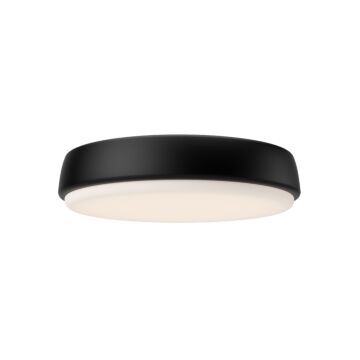Laval LED Flush Mount in Matte Black by Alora