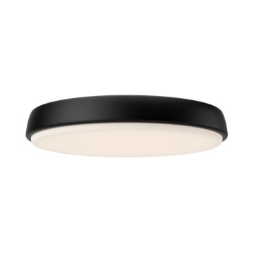 Laval LED Flush Mount in Matte Black by Alora