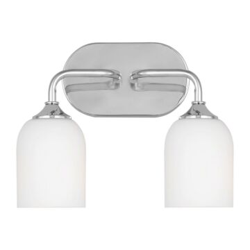 Emile  Bathroom Vanity Light in Chrome by Generation Lighting