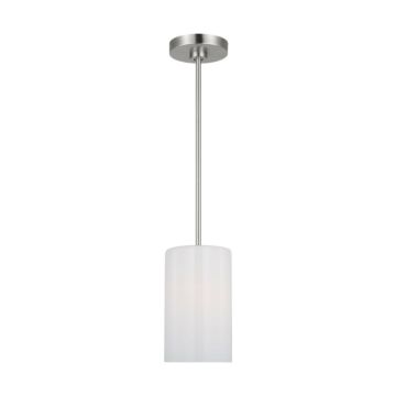 Rhett  Mini Pendant in Brushed Steel by Generation Lighting