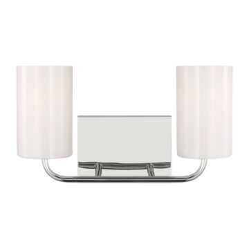 Rhett  Bathroom Vanity Light in Chrome by Generation Lighting
