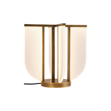 Anders LED Table Lamp in Vintage Brass by Alora