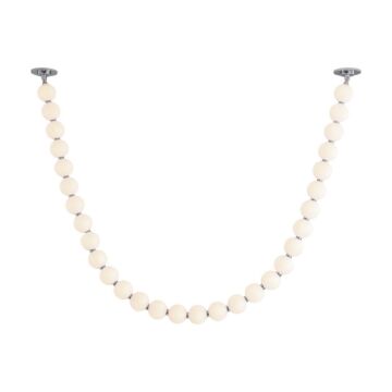 Akoya LED Pendant in Chrome by Alora