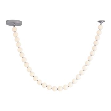 Akoya LED Pendant in Chrome by Alora